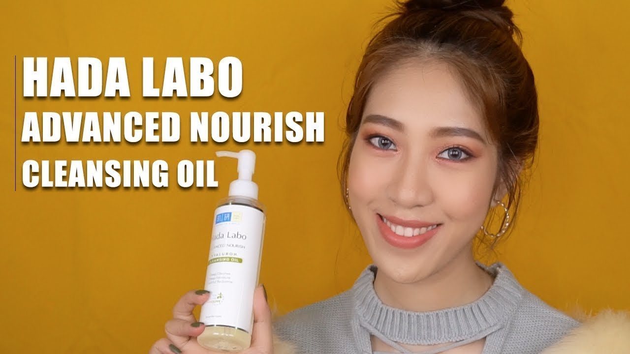 1531863491 maxresdefault - Vanmiu Beauty - Review Dầu Tẩy Trang Hada Labo Advanced Nourish [Vanmiu Beauty]