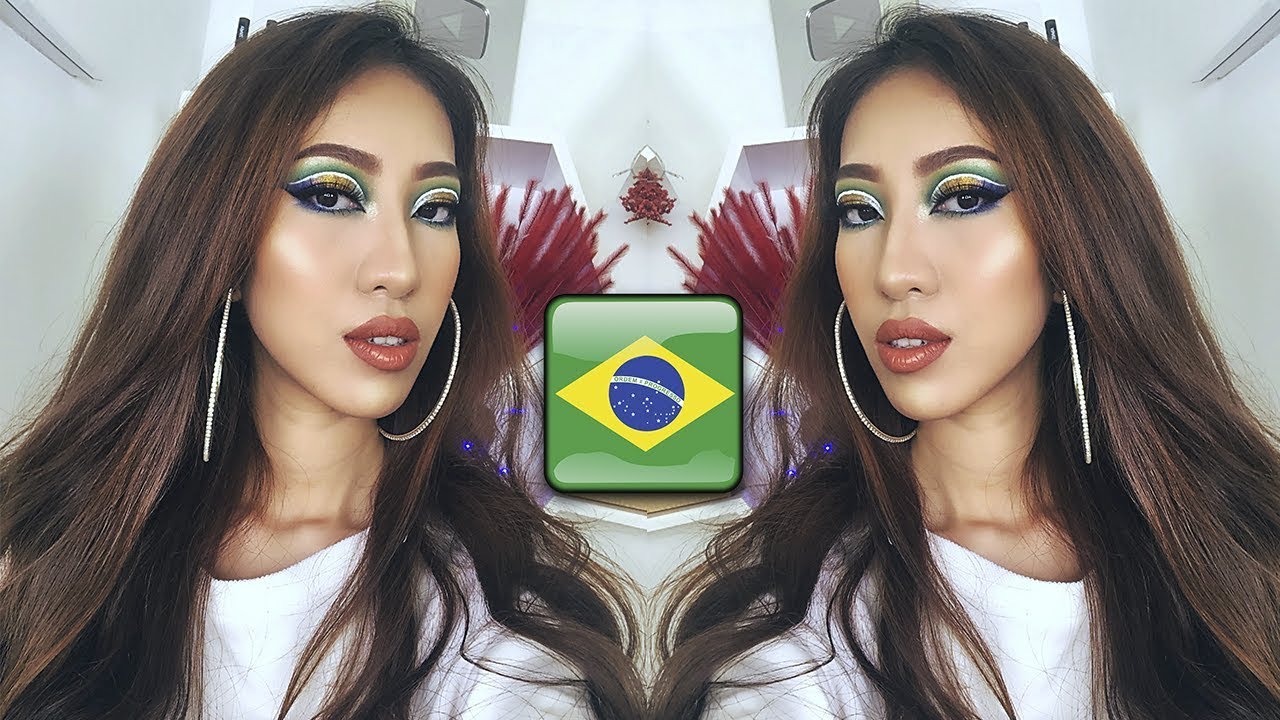 1532223125 maxresdefault - Vanmiu Beauty - Brazil Makeup Tutorial: Brazil Flag [Vanmiu Beauty]